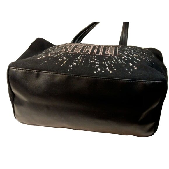 Victoria Secret Black Love Star Celestial Tote NEW W/ $58 Tags - Picture 5 of 6